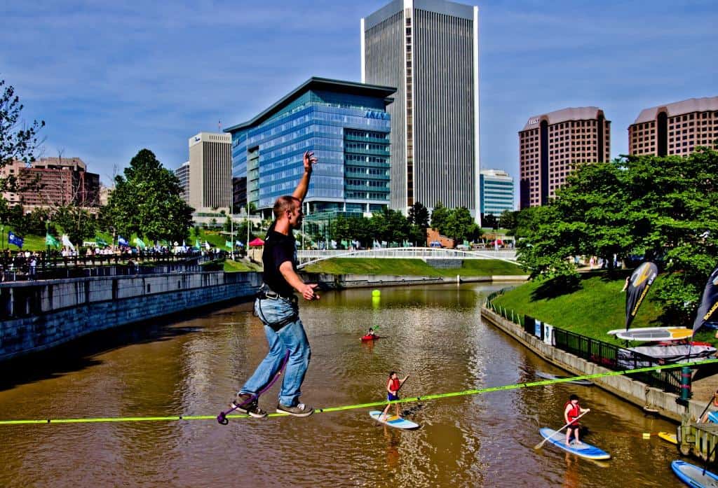 Slackline: Dave Parrish (not eligible for prize money)